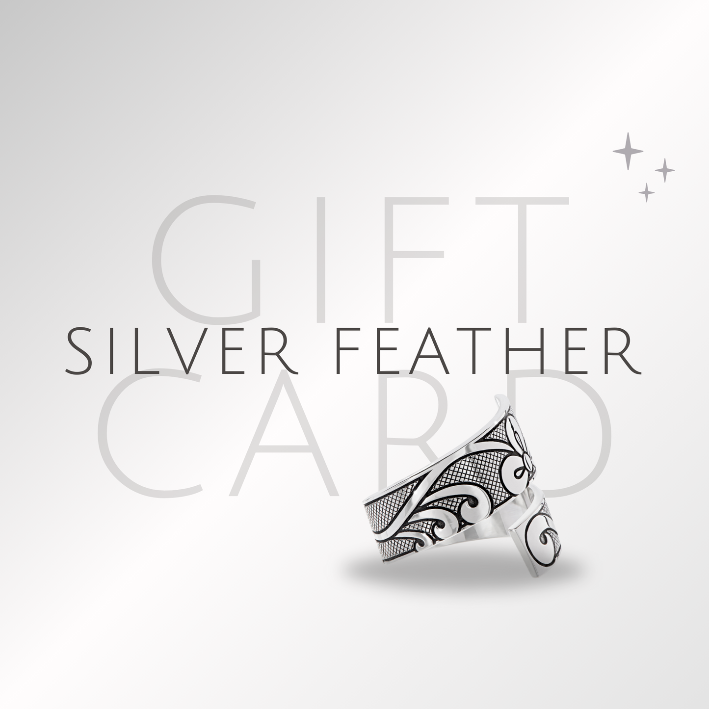 Silver Feather Gift Card