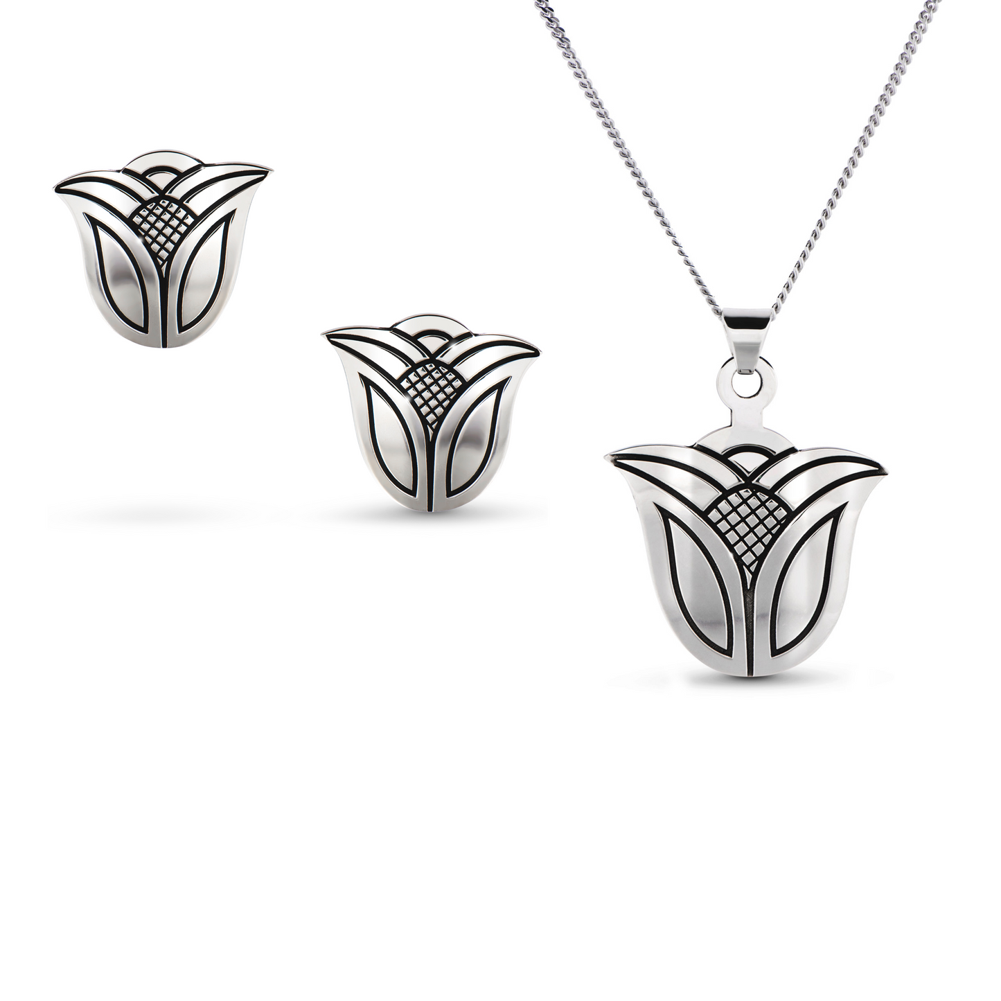 SILVER ROSEBUD SET Celebration + Transformation