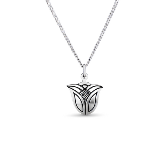 *Mini* SILVER ROSEBUD NECKLACE Celebration + Transformation
